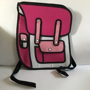 Jump from paper 2d backpack